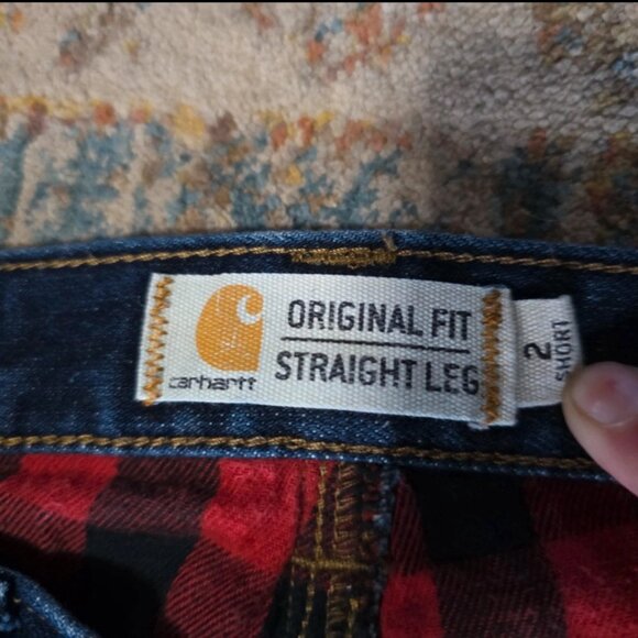 Carhartt flannel lined jeans - Picture 2 of 5